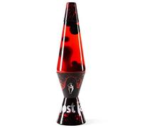 Spencer Gifts Lava® Lamp - 14.5" Ghost Face - The Original Motion Lamp - Black Wax and Red Liquid with Ghost Face Printed Base Exclusive