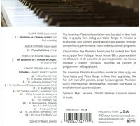 SPENCER MYER PLAYS DEBUSSY, KOHS, COPLAND AND BUSONI NEW CD