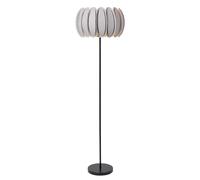 'SPENCER' Retro Indoor Stylish Free Standing Round Floor Lamp 1xE27 Lucide Grey One Size
