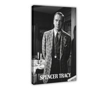 Spencer Tracy Stoic Sophistication Canvas Poster Bedroom Decor Sports Landscape Office Room Decor Gift 16x24inch(40x60cm) Frame-style-6