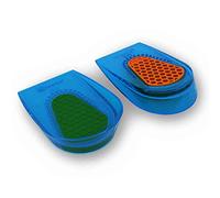 Spenco Gel Heel Cups - Medium/Large | Deep Heel Cupping & Slip-Resistant Design | TPR Comfort Gel for Cushioning & Shock Absorption | Ideal for Heel Spurs & Bruises