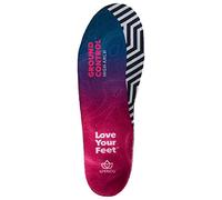 Spenco Ground Control High Arch Insoles- Inserts for High Arch Support and Pronation Control,Energy Return Zone Work with the Foot,Ideal for Running, Walking and Sports,UK 9-10,Multicolor