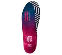 Spenco Ground Control Medium Arch Insole - Supportive Cushioning with Decoupled Heel | Energy Return Polymer Pads | Reduces Pronation | Ideal for Active Individuals | 1 Pair Included-UK Size 3-5