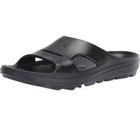 Spenco Men's Flip Flop Slide Sandal, Black, 8 UK