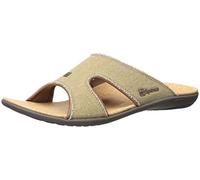 Spenco Men's Kholo Slide Sandal, Straw/Java/Cork, 8 UK