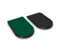 Spenco RX Heel Cushions- Provides Comfort to Heels,Heel Lift to Relieves Sore Heels and Reduce Heel Strike,Tapered Edge Fits Into Any Shoe,Medium,Multicolor