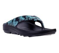 Spenco womens ComfortSlide Sandal, Black/Teal, 8 Wide