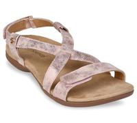 Spenco Women's Cross Strap Sandal, Coral, 4.5 UK