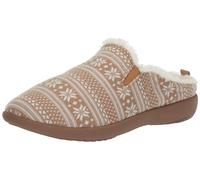 Spenco Women's Dundee Fair Isle Slippers, Brown, 38.5 EU Wide