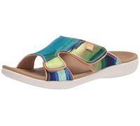 Spenco Women's Kholo Monet Flip-Flop, Aqua Sea, 5 UK