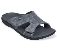 Spenco Women's Wave Slide Sandal, Black, 10 Wide US, black, 8 UK