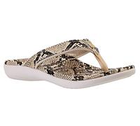 Spenco Women's Yumi Flip-Flop, Cream, 8 UK