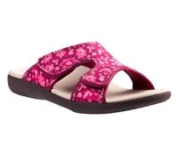Spenco womens Yumi Mod Floral, Red Plum, 5.5 UK