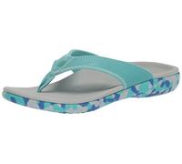 Spenco Women's Yumi Nuevo Camo Flip Flops, Lagoon, 6.5 UK
