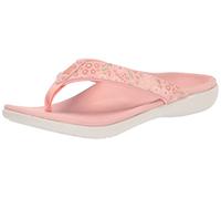 Spenco Women's Yumi Nuevo Floral Flip-Flop, Coral Cloud, 11