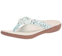 Spenco Women's Yumi Nuevo Floral Flip-Flop, White, 6