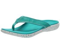 Spenco Women's Yumi Nuevo Speckled Flip-Flop, Teal, 4.5 UK
