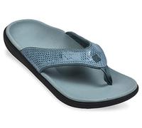 Spenco Women's Yumi Snake Flip Flop, Mineral Blue, 7.5 UK