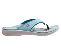 Spenco Women's Yumi Wanderlust Flip-Flop, Aqua Sea, 8 UK