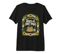 Spend My Free Time with Hoes and Dirt Bags Gardener Premium T-Shirt