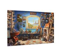 Spend One's Holidays Piece Jigsaw Puzzle 1500 Jigsaw Puzzles for Adults Landscape ImpossiblePuzzle Challenging High Difficulty Activity,Gift Box Packaging,Great Gift for Family Friends 87x57CM -228y