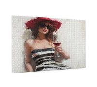Spend One's Holidays Piece Jigsaw Puzzle 3000 Jigsaw Puzzles for Adults Woman ImpossiblePuzzle Challenging High Difficulty Activity,Gift Box Packaging,Great Gift Idea for Family Friends 81x122CM -229y