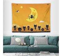 Spend The Holidays Together Boho Wall Tapestry with Hanging Kit Aesthetic Tapestry Wall Hanging Personalized Backdrop Large Vintage Tapestries Decoration for Bedroom Living Room Dorm Decor-60x80