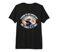 Spending My Kids Inheritance One Cruise At A Time Having Fun Premium T-Shirt