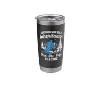 Spending Our Kid’s Inheritance Funny Ski Trip Stainless Steel Insulated Tumbler