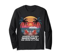 Spending Our Kids Inheritance Funny Matching Cruise Vacation Long Sleeve T-Shirt