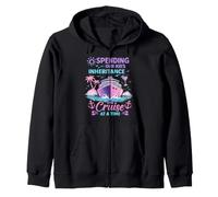 Spending Our Kid's Inheritance One Cruise At A Time Couple Zip Hoodie