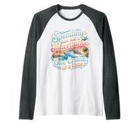 Spending Our Kid's Inheritance One Cruise At A Time - Raglan Baseball Tee