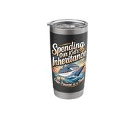 Spending Our Kid's Inheritance One Cruise at a Time Stainless Steel Insulated Tumbler