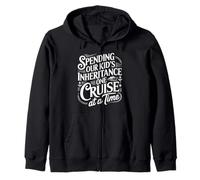Spending Our Kid's Inheritance One Cruise At A Time ||- Zip Hoodie