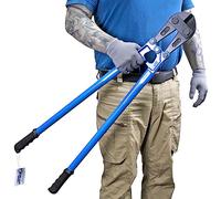 SPENDINS Bolt Cutter 30 Inch with Drop Forged Cr-Mo Alloy Steel Blades,Cutting Capacity 1/2in or 13mm,with Ergonomic Handle,Heavy Duty Metal Cutter for rebars,Chains,Locks,Wires,Bolts,Fence. (30inch)