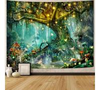 Spenlife Nature Tree Tapestry Mystical Forest Tapestry, Bedroom Wall Art Tapastry's Wall Hanging Tapestry for Living Room Dorm Tree2 60×80 Inches