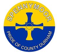 Spennymoor - Pride of County Durham - (Two Pack) 80mm Diameter Car Bumper Window Decal Sticker