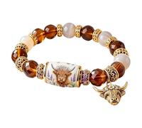 SPEPROECO 2026 Limited Edition Hummingbird Blessings Bracelet, Inspirational Bird Charm Beaded Bracelet for Strength, Hope & Joy, Spring Blessings Jewelry for Women, Mom & Sister