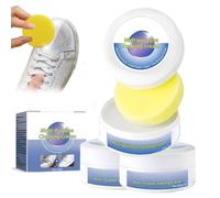 SPEPROECO 3PACK Multifunctional White Trainer Cleaner Shoes Cleaning Cream with Sponge, 2025 New Shoes Cleaner and Stain Removal Cream, Shoe Whitener Cleaning Cream for Trainers Sneaker Leather