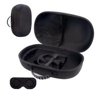 SPEPROECO Carrying Case Bag with Lens Cover for Meta Quest 3 VR Accessories Shockproof EVA Hard Travel Storage Bag for Meta Quest 3 VR Host Game Controller Charging Cable