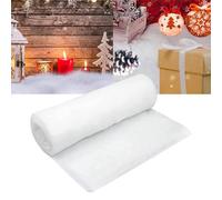 SPEPROECO Christmas Snow Blanket Roll Fake Snow Indoor Christmas Village Displays Artificial Snow Blanket Fluffy Fake Cotton Snow Rolls for Xmas Decoration Snow Sheet Winter Landscape