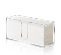 SPEPROECO Countertop Paper Towel Dispenser,Clear Napkin Holder for Z-Fold, C-Fold or Multi-Fold Paper Towels, Napkin Dispenser Hand Towel Holder for Kitchen Bathroom