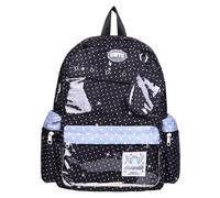 SPEPROECO Girls Pin Display Ita School Bag Large Capacity Multi Pockets Daypack with Compartments Cute Lightweight Backpacks Travel Carrying Package (Black)