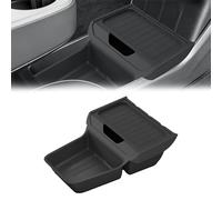 SPEPROECO Rear Center Console Organizer for Tesla Model Y Juniper Standard 2025 2026, Backseat Storage Box with Anti-Slip Lid Cover, Car Garbage Can Bin, Tesla Model Y Accessories