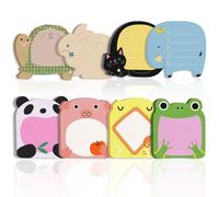 SPEPY 24 Pcs Cartoon Sticky Notes Set Stitch Party Bags, Mini Animal Notes, Stickers for Party Bags, Notebook Sticky Notes, Stitch Party Bag Fillers for Students Gifts (8 Styles)