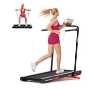 Sperax 4-in-1 Vibration Treadmill, 10% Auto Incline Foldable Walking Pad, Max Speed 12km/h with APP & Remote Control for Home Use