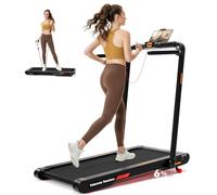 Sperax 4-in-1 Walking Pad with Incline (6%), 12 km/h Folding Treadmill for Home & Office, Under Desk Walking Pad with Vibration Modes, App & Remote Control