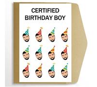 Spercy Drake Certified Birthday Boy Card for Him, Certified Lover Boy Bday Card, Hip Hop Birthday Card, Punny Card