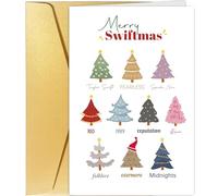 Spercy Funny Christmas Card for Music Lovers, Christmas Holiday Card, Pop Culture Christmas Card