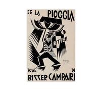 SPERKY Digital Bitter Campari Vintage Food&Drink Poster Canvas Poster Wall Art Decor Print Picture Paintings for Living Room Bedroom Decoration Unframe-style 12x18inch(30x45cm)